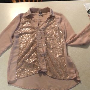 Vanity Blouse with sequins